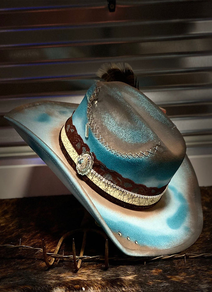 Cowgirls Are Gods Wildest Angels- Distressed Hat