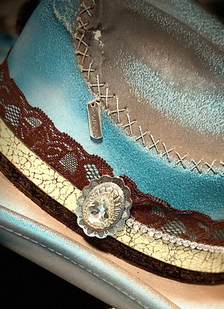 Cowgirls Are Gods Wildest Angels- Distressed Hat