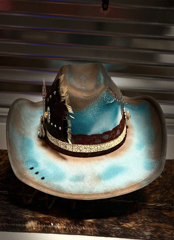 Cowgirls Are Gods Wildest Angels- Distressed Hat