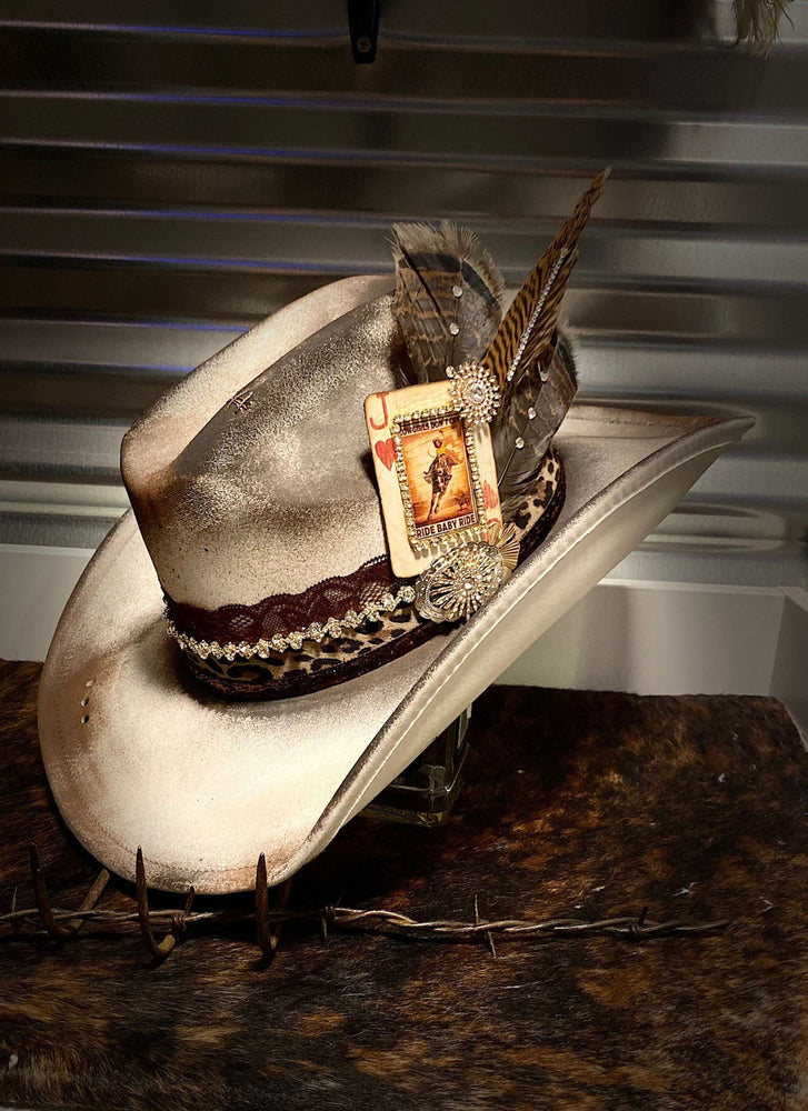 Ride BABY Ride-  Distressed Hat