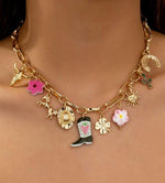 Colorful Cowgirl Charm Necklace