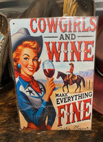 Cowgirls & Wine Tin