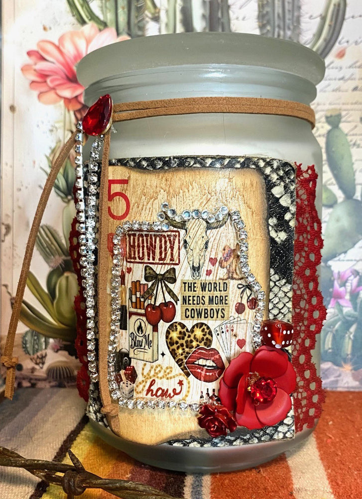 Yee Haw Cowgirl Candle