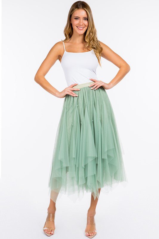 Gypsy Tulle Midi Skirt