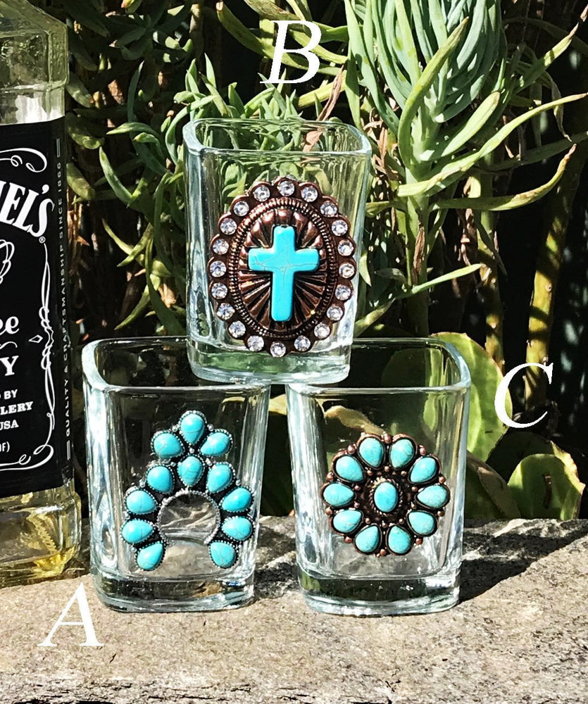 Bottoms Up Whiskey Shot Glasses - Elusive Cowgirl Boutique