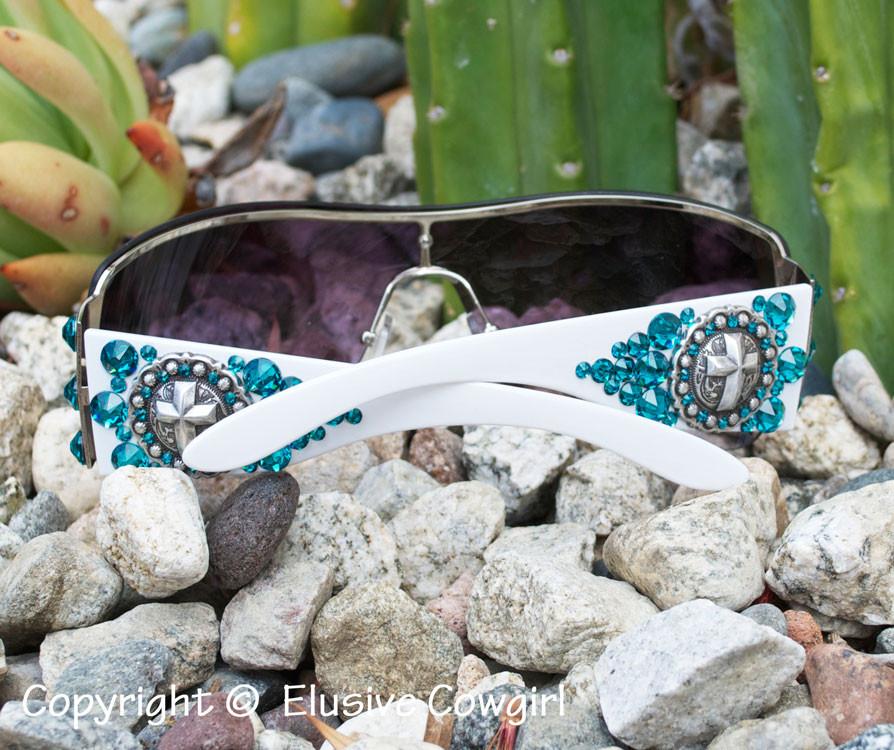 Extra Bling Cross Sunglasses - Elusive Cowgirl Boutique