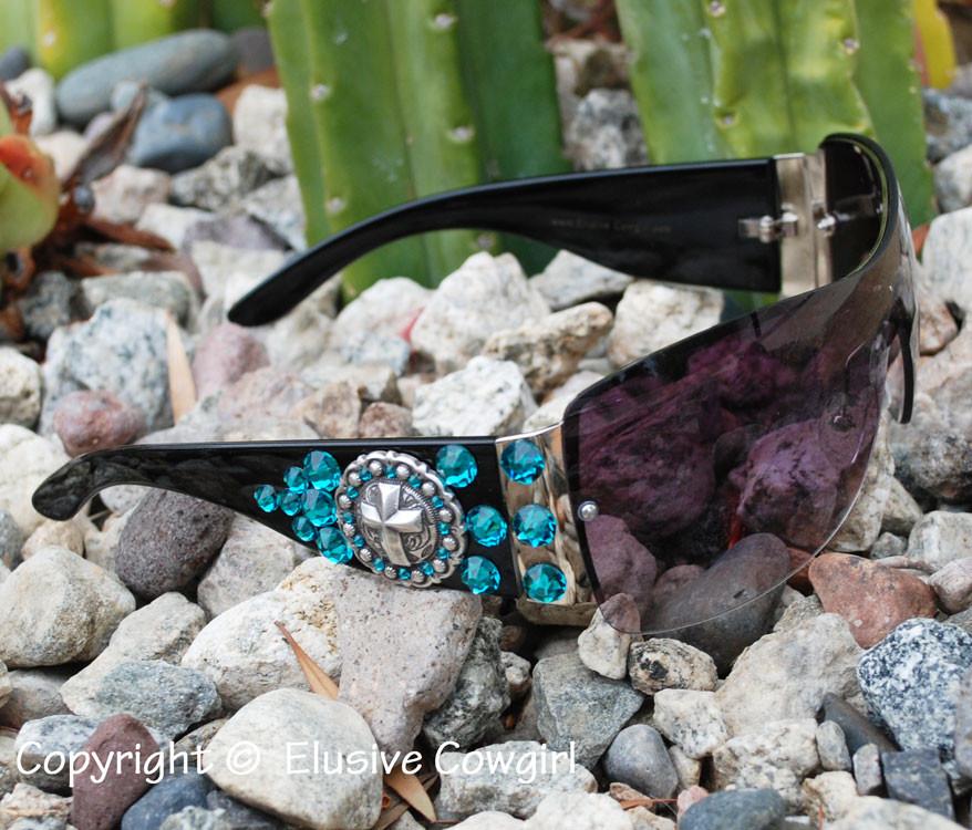 Western cheap bling sunglasses