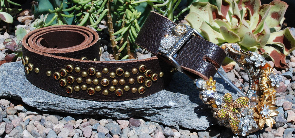 Vintage Butterfly Belt & Buckle - Large - Elusive Cowgirl Boutique