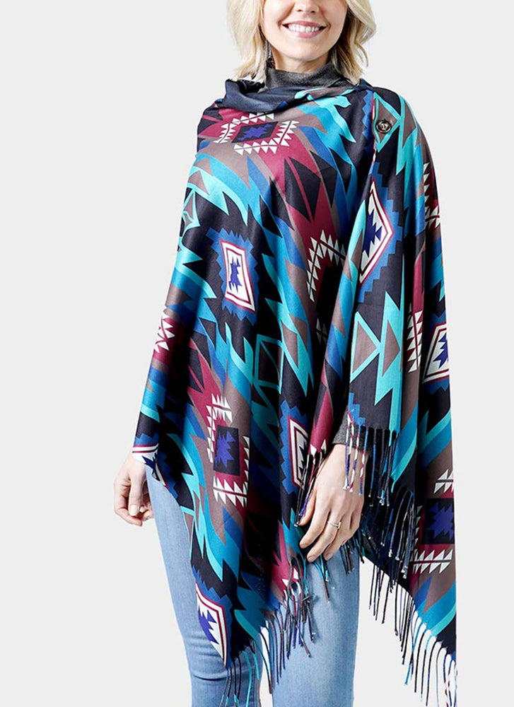2 In 1 Poncho / Scarf