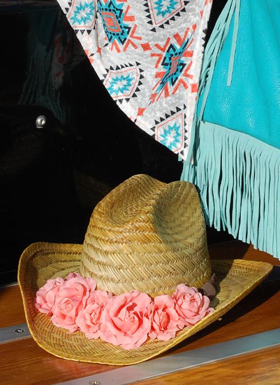 Flower Cowgirl Hat - Elusive Cowgirl Boutique