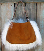 Mongolian Fur Purse - Elusive Cowgirl Boutique