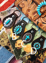 Cowgirl Leather Key Fobs - Elusive Cowgirl Boutique