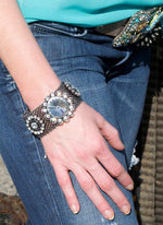 "Western Rhinestone Bracelet" - Elusive Cowgirl Boutique