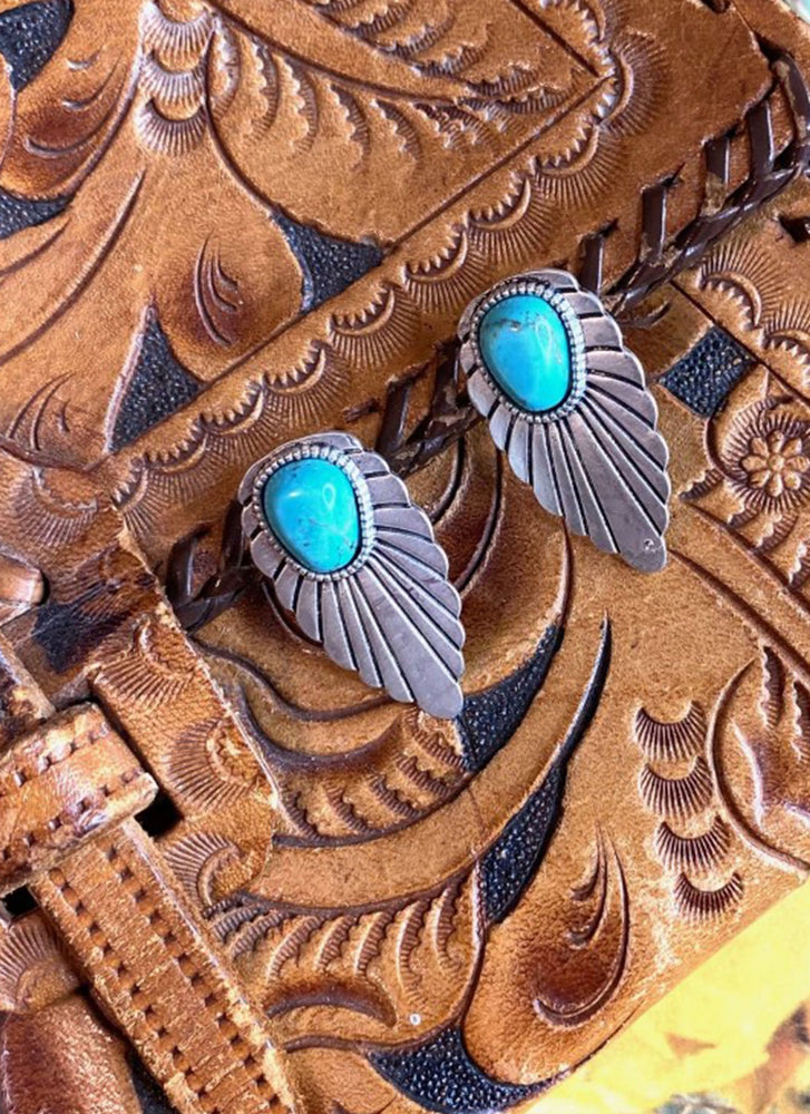 Western Art Deco Earrings