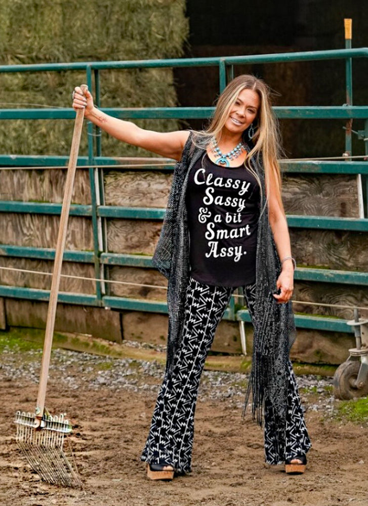 Flair Aztec Cowgirl Leggings - Elusive Cowgirl Boutique
