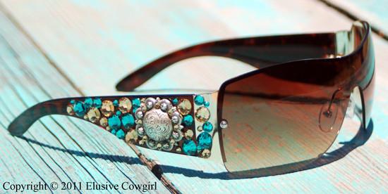 "Crystal Gypsy Sunglasses" - Elusive Cowgirl Boutique