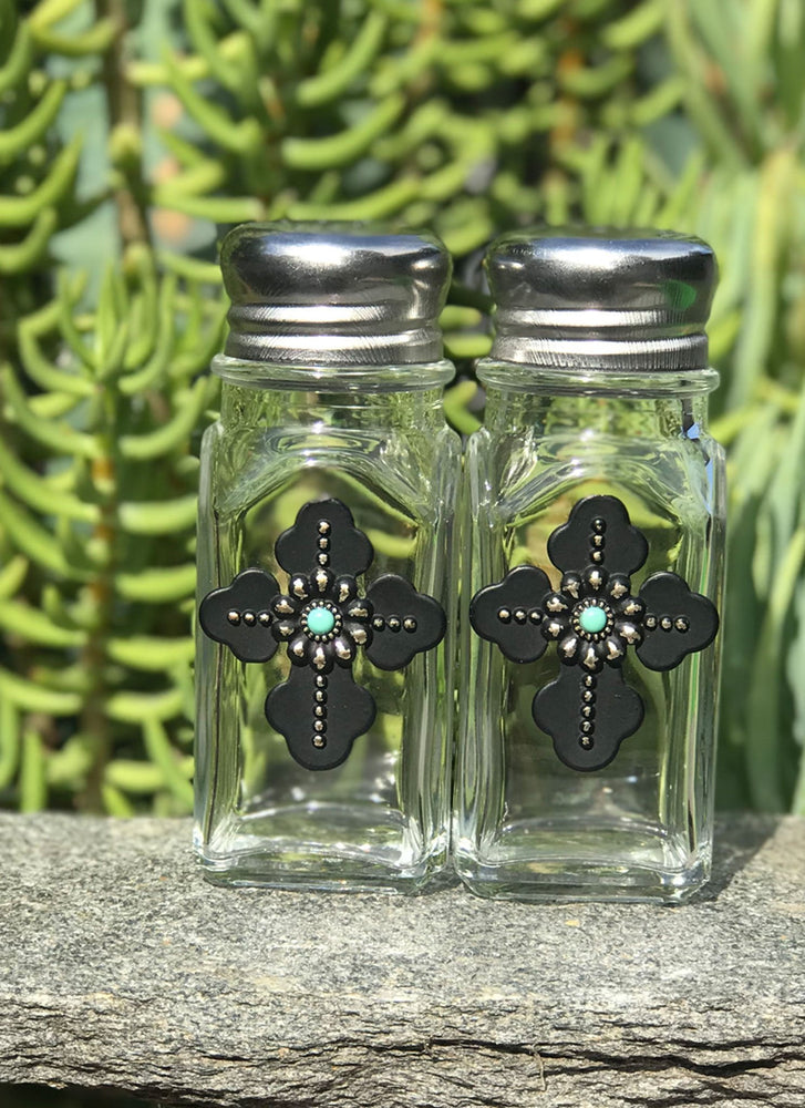 Cross Salt And Pepper Shakers - Elusive Cowgirl Boutique