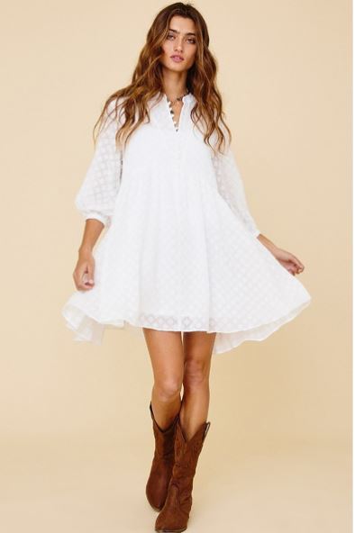 White lace cowgirl outlet dress