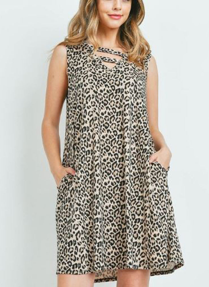 Leopard Pocket Dress