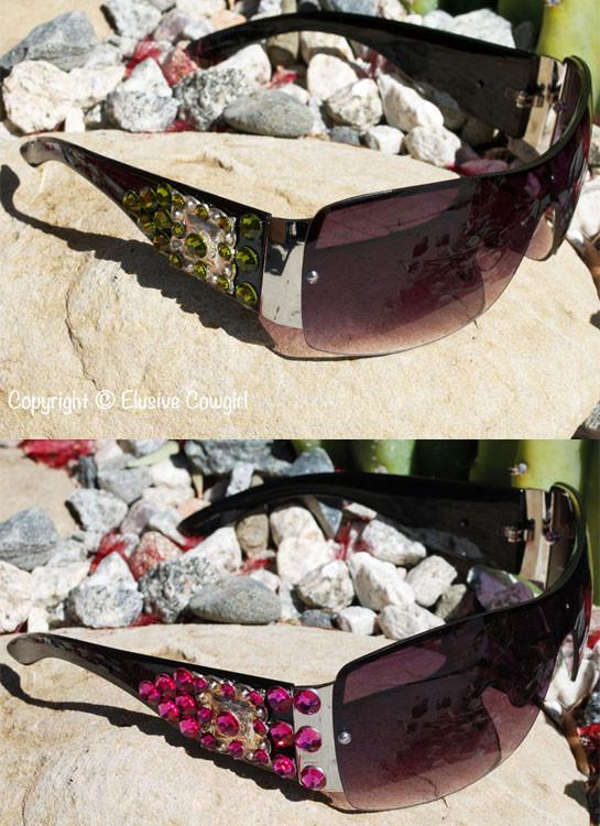 Metal Concho Sunglasses - Elusive Cowgirl Boutique