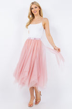 Rose Gypsy Tulle Skirt