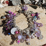 "Pink Gypsy Charm Bracelet" - Elusive Cowgirl Boutique