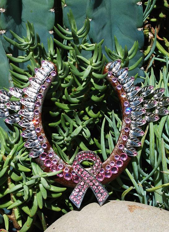 Ribbon Support Horseshoe - Elusive Cowgirl Boutique