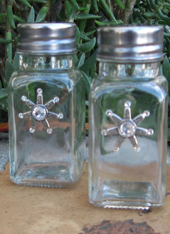 Salt & Pepper Shakers - Rowel - Elusive Cowgirl Boutique