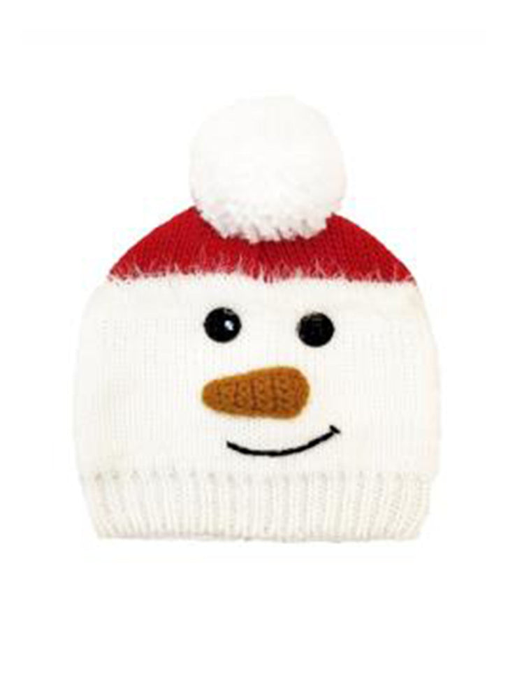 Knit Snowman Beanie