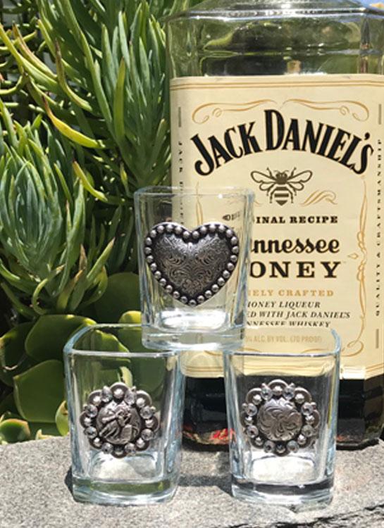 Western Whiskey Shot Glasses - Elusive Cowgirl Boutique
