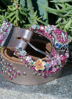 Gypsy Skull Buckle & Belt - Small - Elusive Cowgirl Boutique