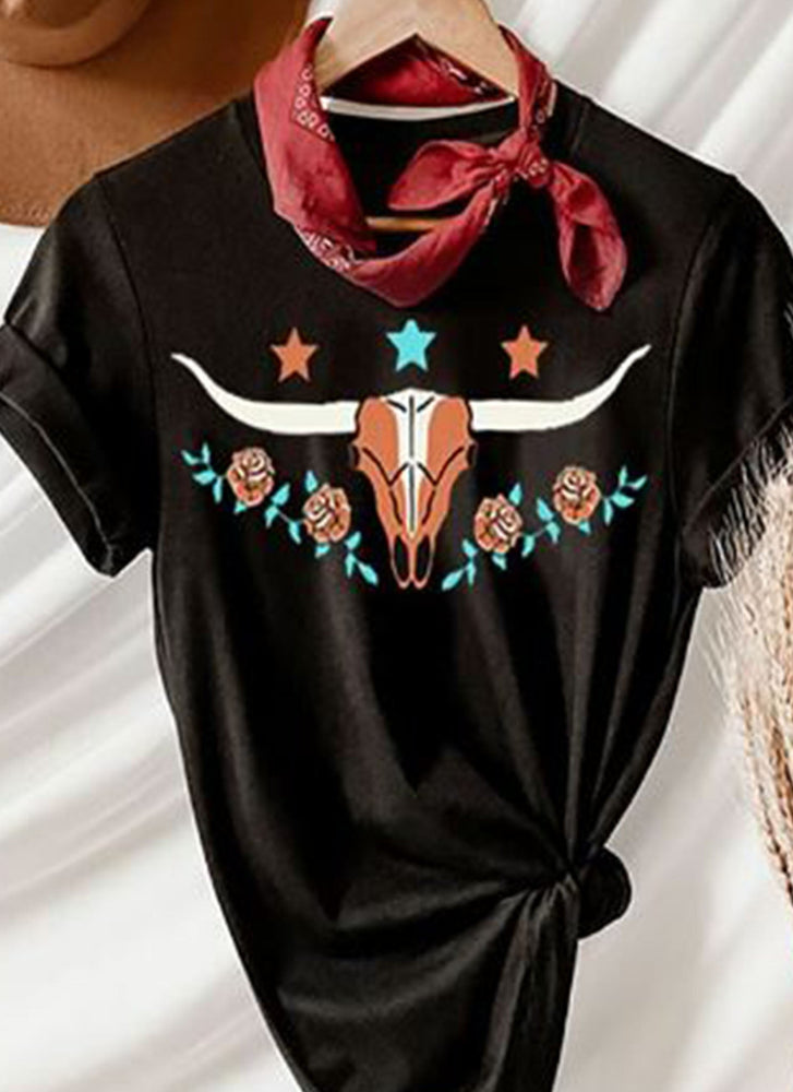 Vintage Inspired Western T Shirt